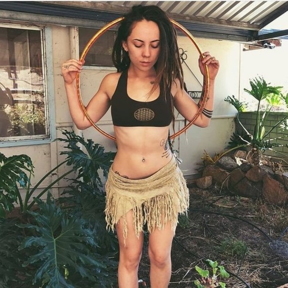 Mini Tarzan Skirt Brown Festival Clothing - Picture 6 of 6